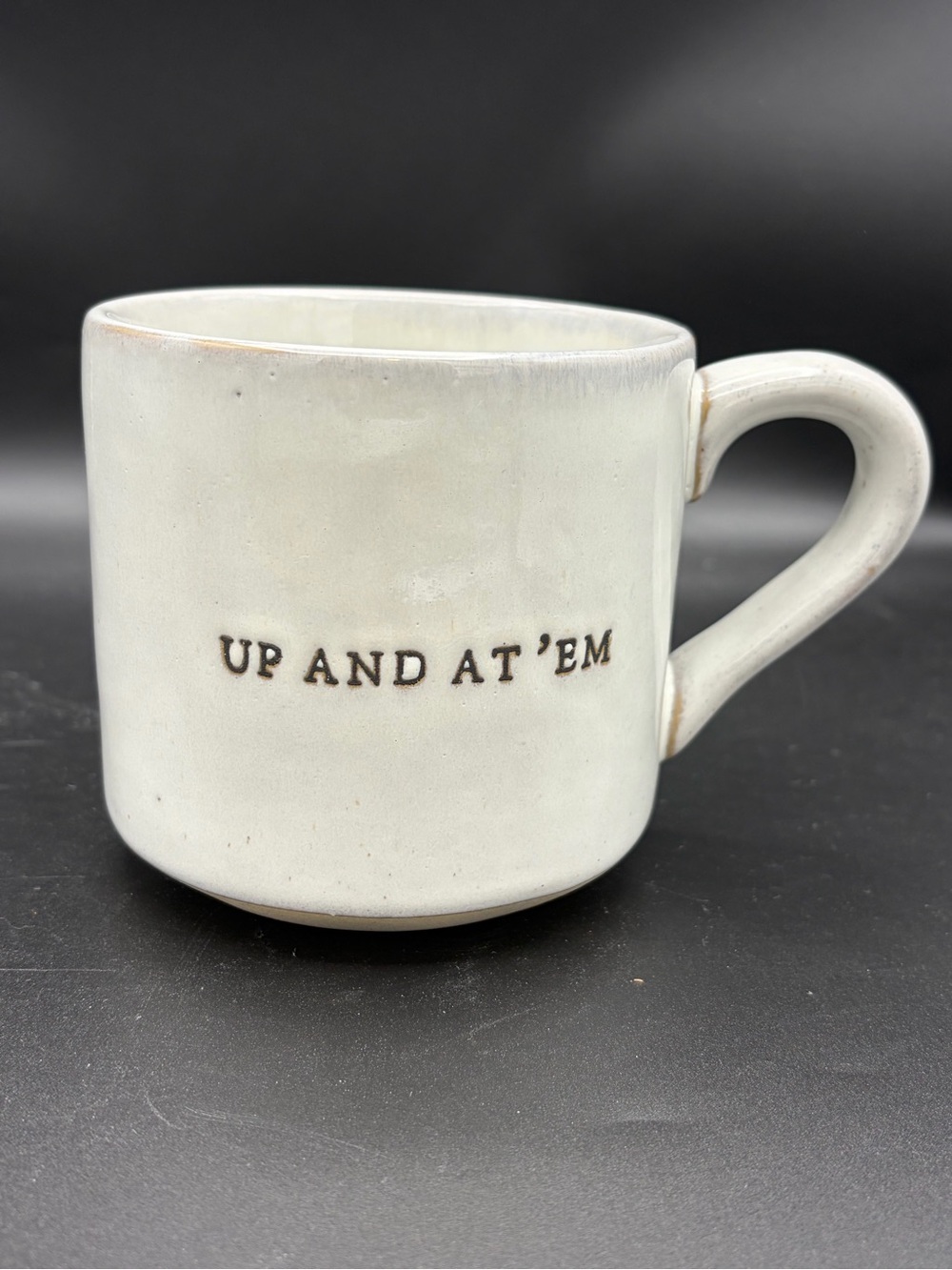 Hearth & Hand Magnolia 'Up And At 'Em' Stoneware Mug 16 oz Farmhouse 2020